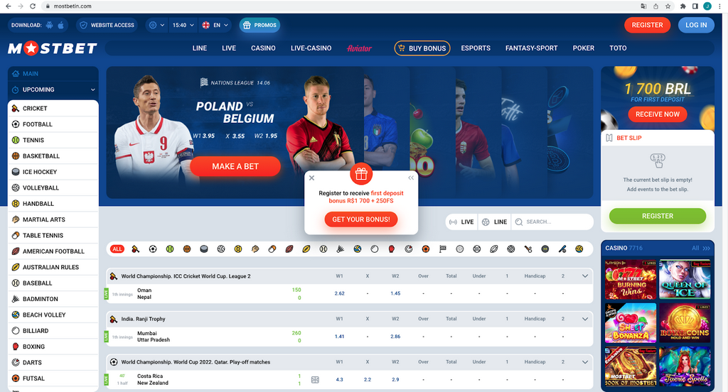 Mostbet Gambling Establishment CZ Online
